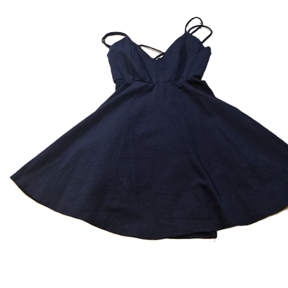 Women's Strappy Flirt Open Back Skater Dress SZ M Formal,Prom,Casual,HOCO,Party